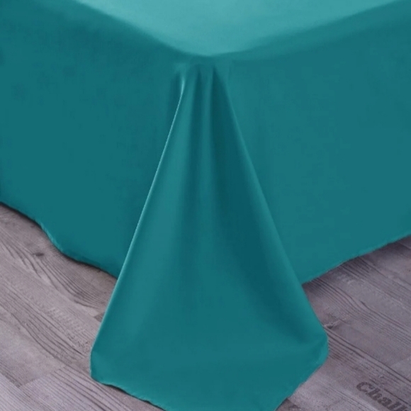 Cool Bamboo Sheet Set - Queen - King - Teal color - Picture 5 of 7